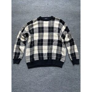 Cotton Traders Plaid Sweater Men's Vintage 90s Size Xl‎